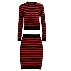 Merino-Woll-Zwillingsset Pullover Rock rot schwarz XS - Marc by Marc Jacobs