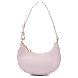Bolsa de Ombro Ava em Couro de Bezerro Liso Mini Rosa Celine - Céline