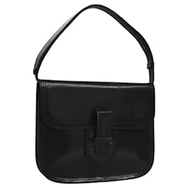 Borsa a spalla in pelle nera Auth BA779 di SAINT LAURENT