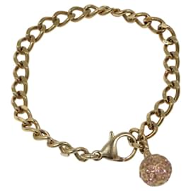 Bracciale in pietra CHANEL metallo dorato CC Auth bs23590 - Chanel