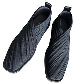 mocasín slip-on Fold square Lo Negro United Nude T.37 Nuevo