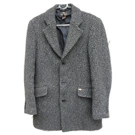 Manteau court en laine gris Scotch and Soda homme