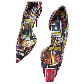 Christian Louboutin Iriza 100 Tarot Pumps Multicolore