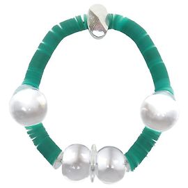 COLLANA VINTAGE CHRISTIAN DIOR CHOKER CON GRANDI PERLE TRASPARENTI