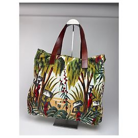 Borsa shopper floreale in tela vintage Marni