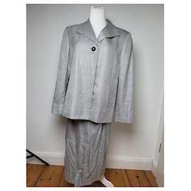 Conjunto de lana vintage Givenchy gris 42/XL