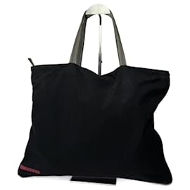 Vintage Prada Sport Nylon Shopper schwarz