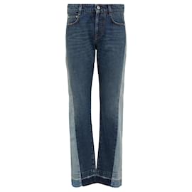 Stella Mc Cartney Jeans rectos de tiro medio con cortes STELLA MCCARTNEY