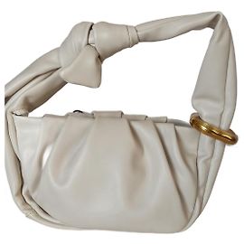 Autre Marque Bolsa de mão Songmont Wonton em couro creme