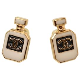 Orecchini a perno placcati in oro Chanel