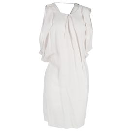 Vestido sin mangas hasta la rodilla en viscosa blanca de Acne Studios