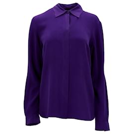 Camisa abotonada Emilio Pucci en seda púrpura