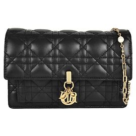 Borsa a spalla Dior Daily Chain Pouch Cannage di Christian Dior