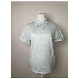 Vintage Dior Polo-Shirt hellblau M