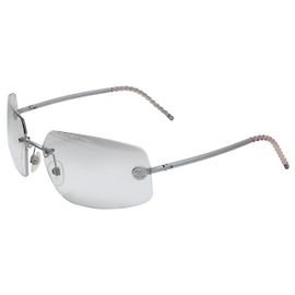 Chanel 4035 Rahmenlose silberne transparente Sonnenbrille