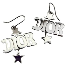 Orecchini pendenti in argento stella Christian Dior