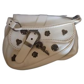 Borsa Dior in pelle bianca