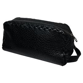 Leder-Clutch von Bottega Veneta