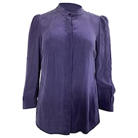 Blusa a maniche lunghe See by Chloé in seta viola