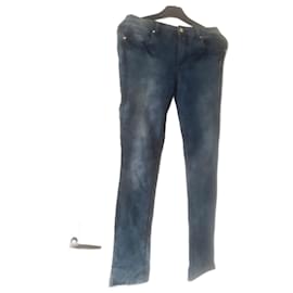 Vaqueros Versace Jeans Couture en Denim Azul Marino y Azul Claro