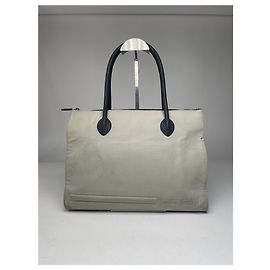 Borsa in tela vintage Miu Miu crema nera