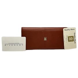 Vintage Givenchy Leather card holder / ID Holder Brown