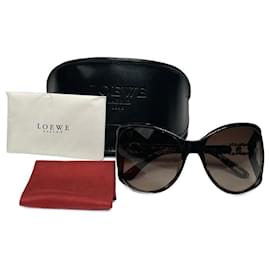 Gafas de sol vintage Loewe Madrid de gran tamaño marrones