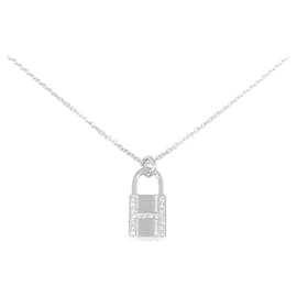 Collier avec cadenas amulette Hermes - Hermès