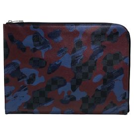 Louis Vuitton Damier Cobalt Camouflage Pochette Jour GM Bag