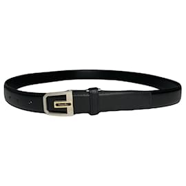 Dior 30 Montaigne schwarze Leder-Gürtel
