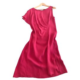 Vestido de cóctel fucsia Paul & Joe