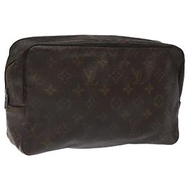 LOUIS VUITTON Monogram Trousse Toilette 28 Sac Clutch M47522 LV Auth 106799