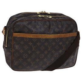 LOUIS VUITTON Borsa a Spalla Monogram Reporter GM M45252 LV Auth hk2306