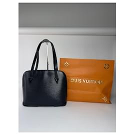 Borsa Vintage Louis Vuitton ALMA PM in pelle EPI nera