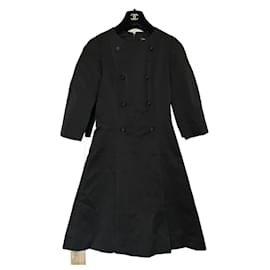 Vestido Chanel de satén negro