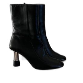 Botines Robert Clergerie Kery de cuero de cordero negro
