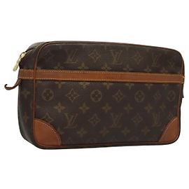 LOUIS VUITTON Bolsa Clutch Compiegne 28 M51845 LV Auth th5799