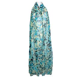 Autre Marque Diane Von Furstenberg, vestido maxi transparente