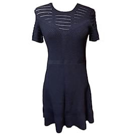 Gerard Darel Strickkleid Marineblau