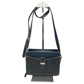 Borsa in pelle vintage Courreges Parigi nera