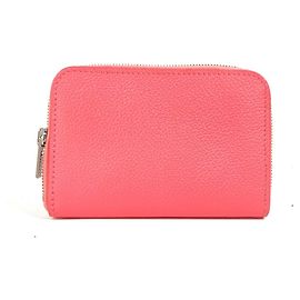 Hermès Portafoglio in pelle rosa Hermes