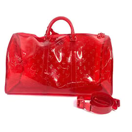 Borsa Keepall Bandoulière 50 Monogram Prism Trasparente Louis Vuitton