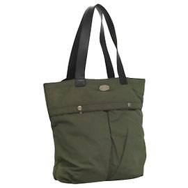 Céline Borsa Tote in Nylon Khaki Auth bs23721