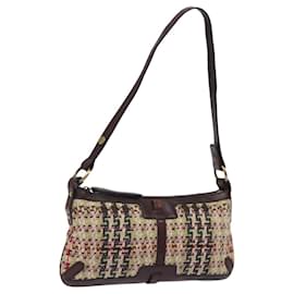 Borsa a Spalla Burberry in Lana Beige Auth BD1264