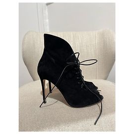 Stivaletti GIANVITO ROSSI T.EU 38.5 In camoscio