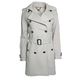 Burberry, beiger Wolltrenchcoat