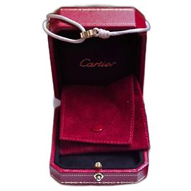 Bracciale Cartier Love in oro con cordino in seta.