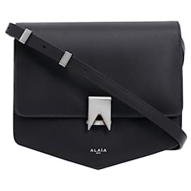 Borsa Alaïa Papa in pelle nera