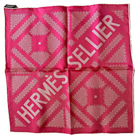 Hermès Gavroche 45 Seidentuch Rosa