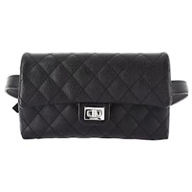 Borsa a cintura Chanel in pelle nera